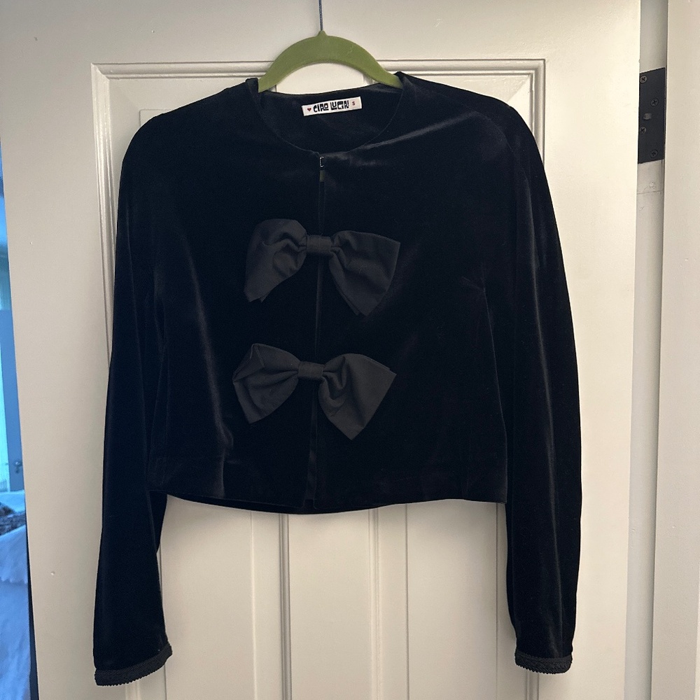 Ciao Lucia velvet jacket